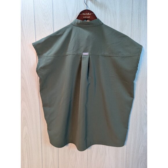 FIGS Oversized Rafaela Technical Collection Sleeveless Green Scrub Small - Picture 3 of 6